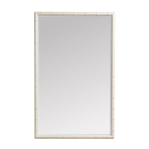 Loretta White Rectangular Wall Mirror