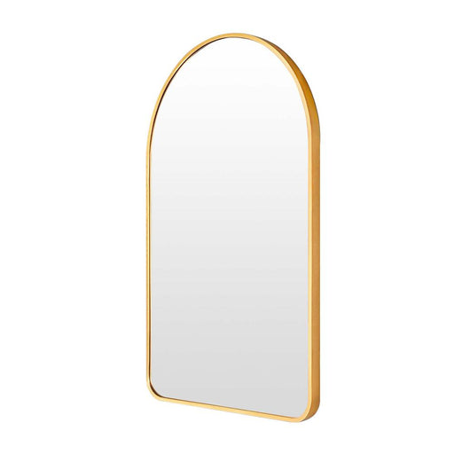 Priya Gold Aluminium Arched Wall Mirror