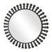 Uttermost Aziel Black Round Wall Mirror