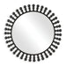 Uttermost Aziel Black Round Wall Mirror