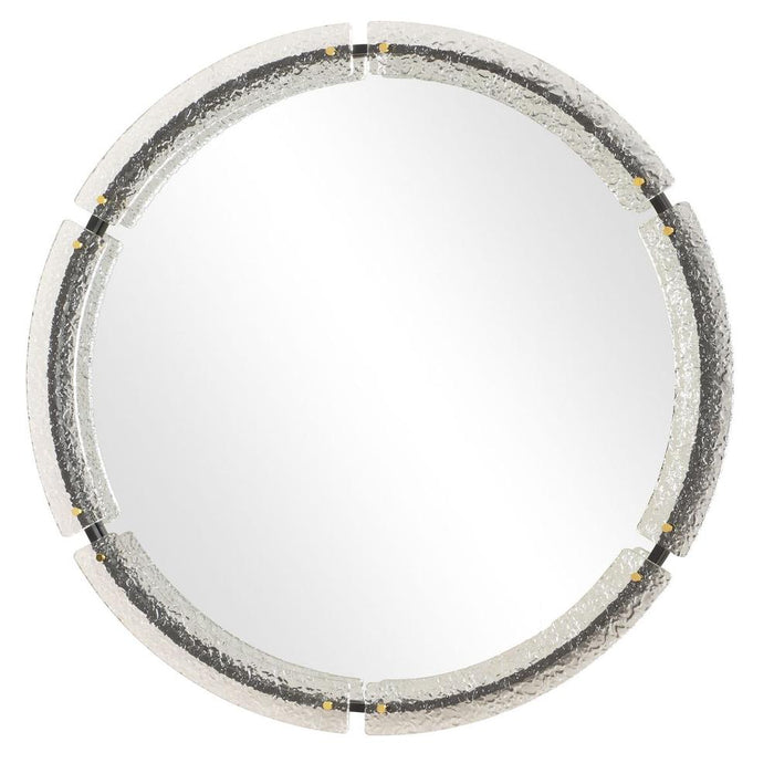 Uttermost Crystalline Round Wall Mirror