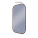 Ace Curved Corners Backlit LED Mirror- Medium 45cm x90cm Bronze / No demister