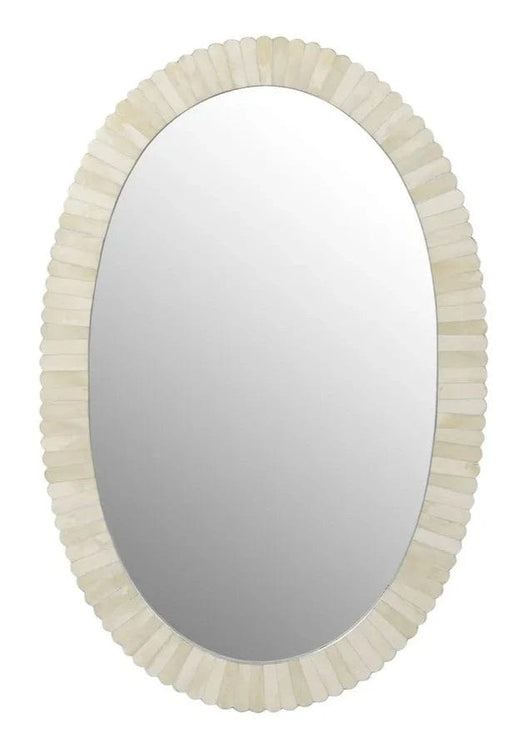 Amity Bone Inlay Oval Mirror