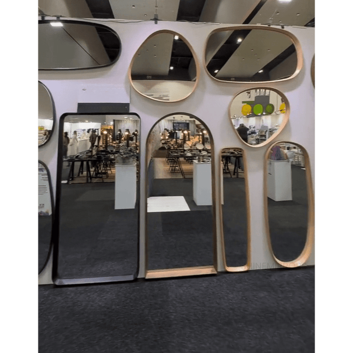 Anika Full Length Black Wood Wall Mirror