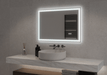 Anthony Rectangle Frontlit and Backlit LED Mirror with Adjustable LED Colour