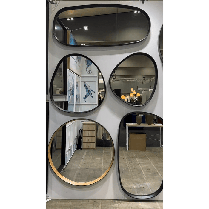 Bale Matte Black Wall Mirror