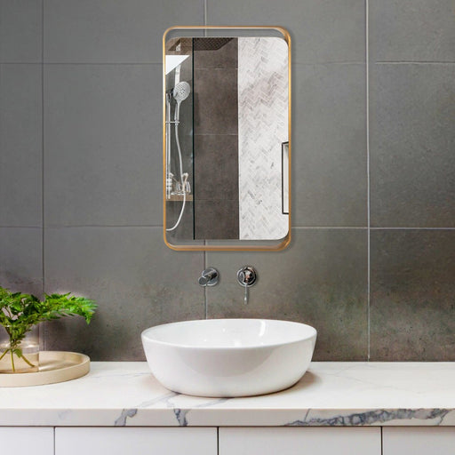 Bethany Brass Wall Mirror