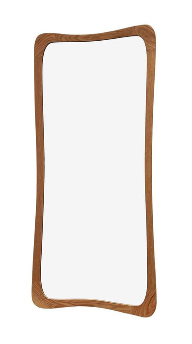 Carla Oak Full Length Wall Mirror