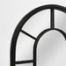 Carly Arched Outdoor Black Wall Mirror