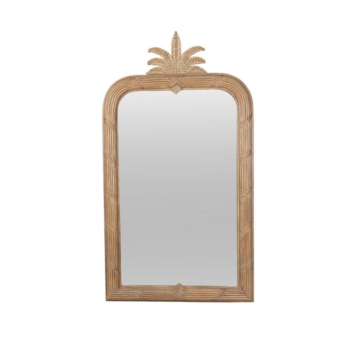 Chantal Arched Mud Grey Wall Mirror