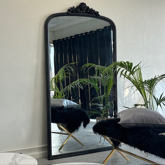 Clementine Black Arched Wall Mirror