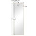 Cora Gold Rectangle Wall Mirror