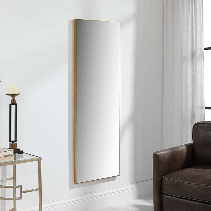 Cora Gold Rectangle Wall Mirror