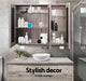 Dean Bathroom Vanity Mirror Cabinet Medium: 90cm x 15cm x 72cm