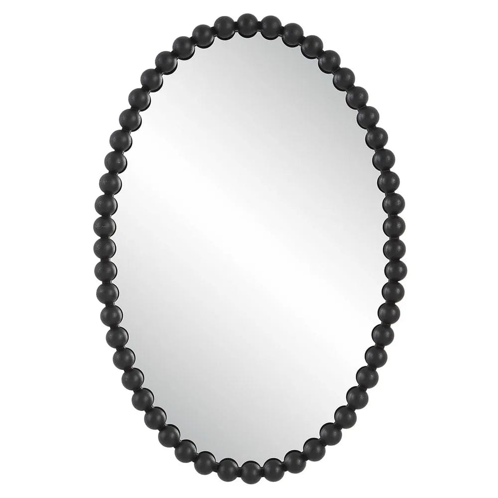 Brielle Black Oval Wall Mirror — SHINE MIRRORS AUSTRALIA