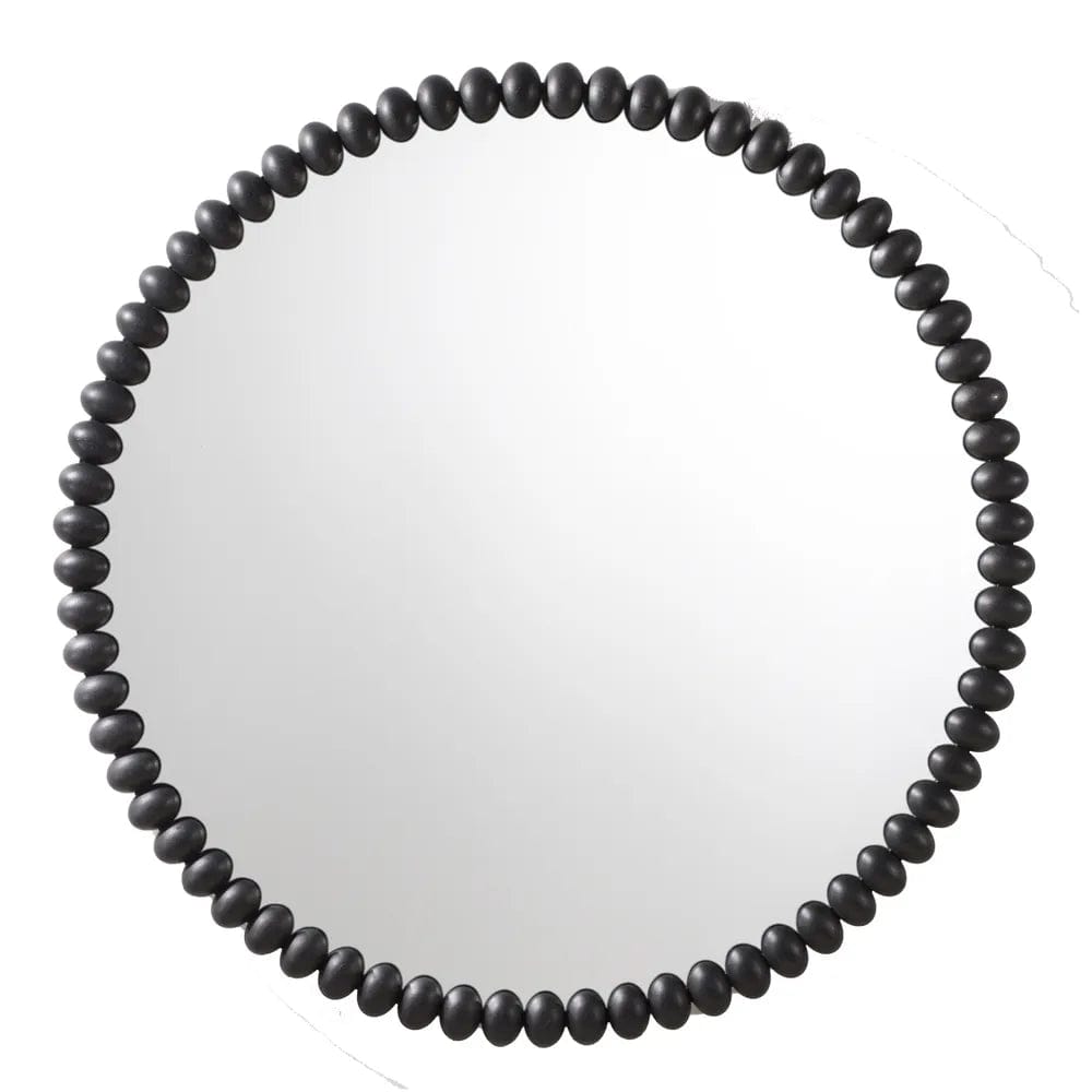 Brielle Black Round Wall Mirror — SHINE MIRRORS AUSTRALIA