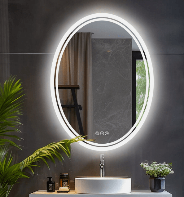 Enso LED Oval Bathroom Mirror