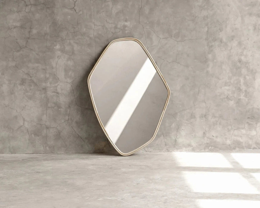 Fatima Pebble Shaped Opal Wall Mirror