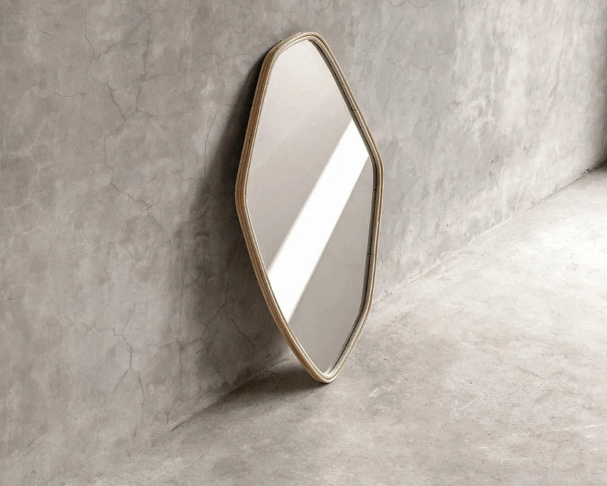 Fatima Pebble Shaped Opal Wall Mirror