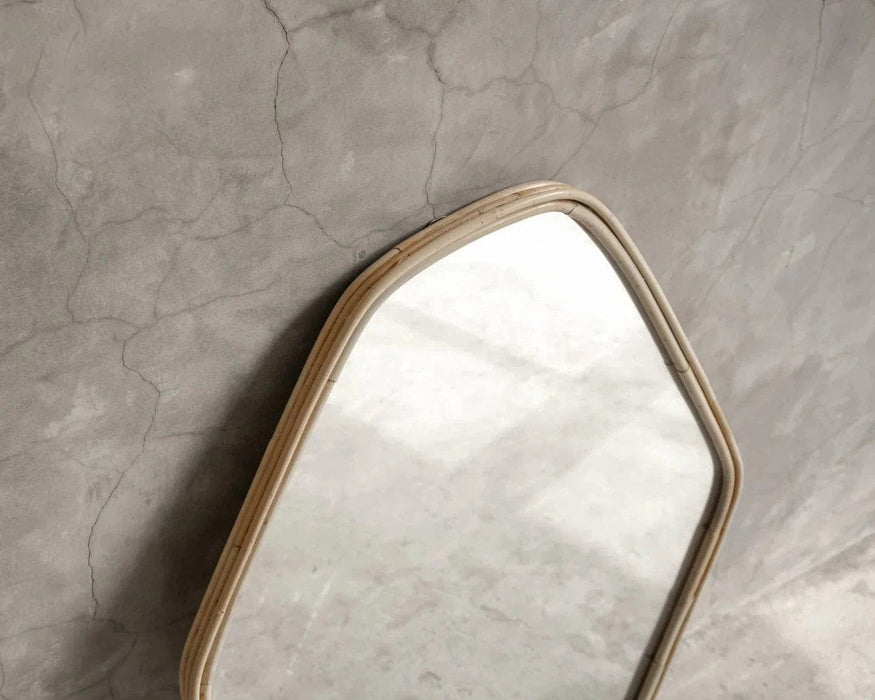 Fatima Pebble Shaped Opal Wall Mirror