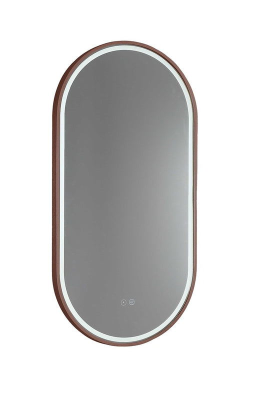 Gatsby Bronze Oval Frontlit LED Bathroom Mirror