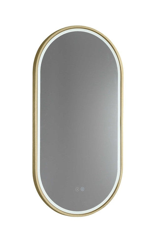 Gatsby Gold Oval Frontlit LED Bathroom Mirror