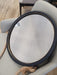 Georgia Rope Strap Round Wall Mirror