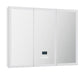 Jalen White 3 Door LED Bluetooth Bathroom Wall Cabinet Mirror