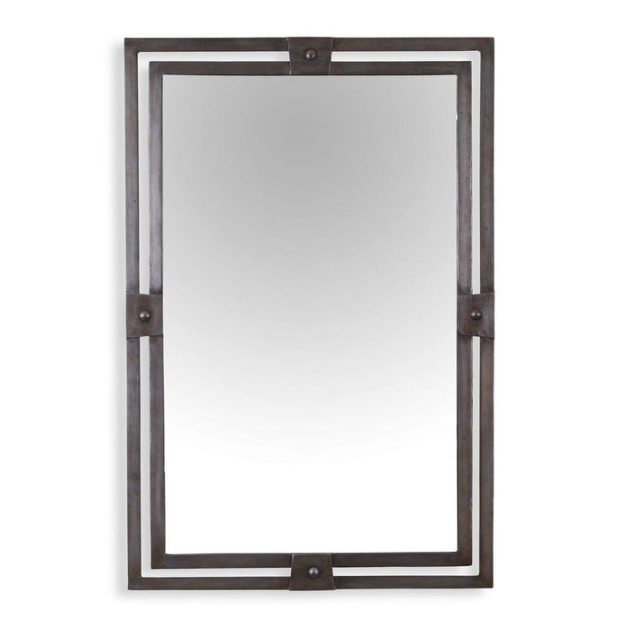 Jasper Iron Framed Wall Mirror