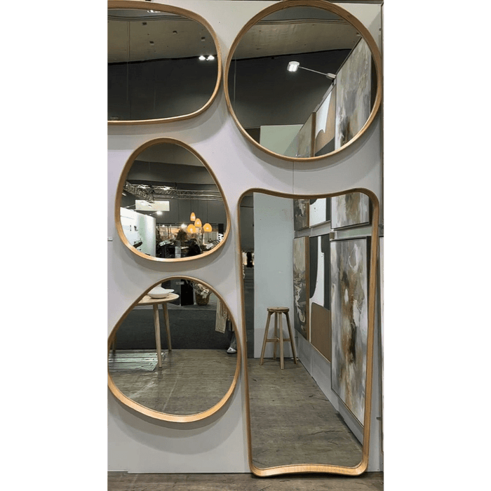 Julia Oak Full Length Wall Mirror