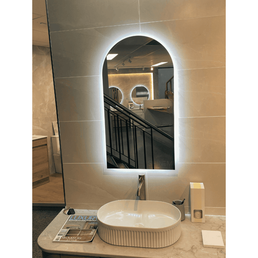 Kayden Frameless Arched Frontlit LED Bathroom Mirror