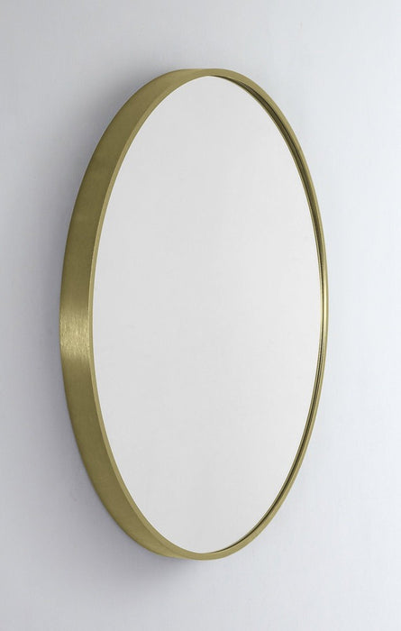 Keilo Gold Round Wall Mirror