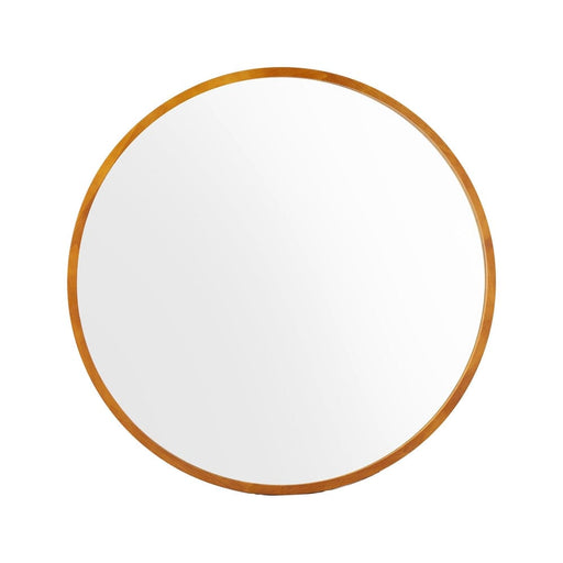 Khloe Natural Round Wall Mirror