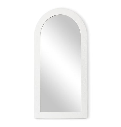 Labella Arched White Floor Mirror