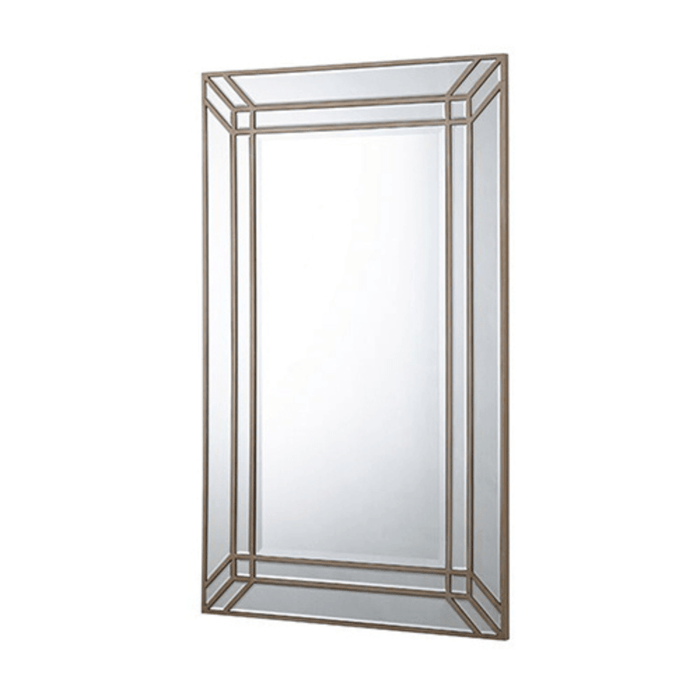 Ladana Rectangle Silver Wall Mirror