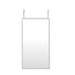 Lany White Wall-Mounted Jewelry Cabinet Mirror