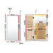 Lany White Wall-Mounted Jewelry Cabinet Mirror