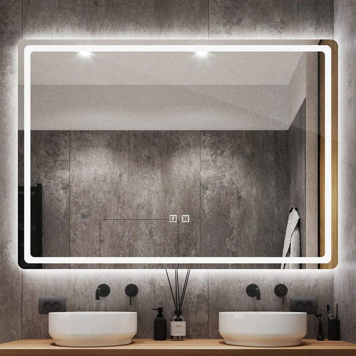 Leyna LED Bathroom Mirror with Bluetooth Speaker