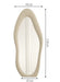 Logan Black Wave Full Length Wall Mirror