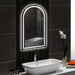 Lucinda Arched LED Frontlit Bathroom Mirror