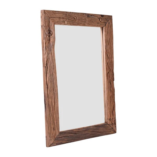 Margot Dark Wood Wall Mirror