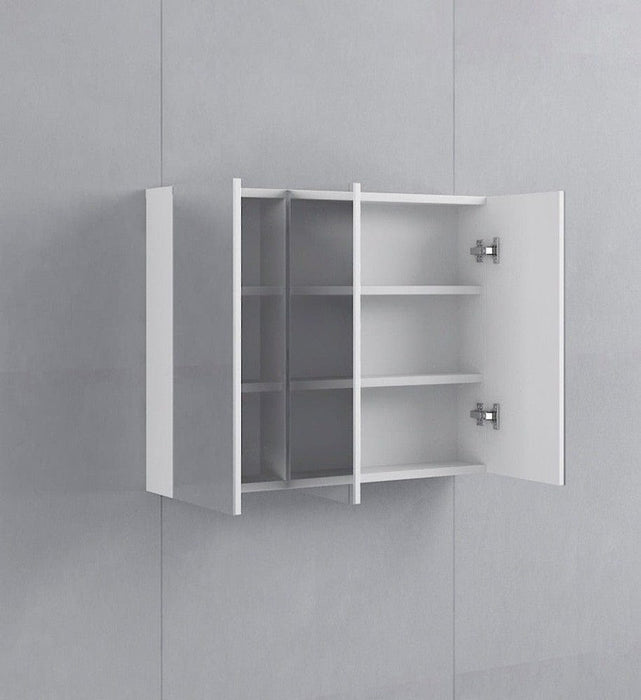 Maribel 3 Door White Mirror Cabinet