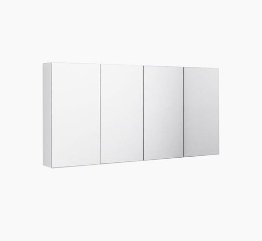 Maribel 4 Door White Mirror Cabinet