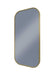 Milo Gold Curved Rectangle Wall Mirror