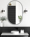 Nory Black Framed LED Wall Mirror