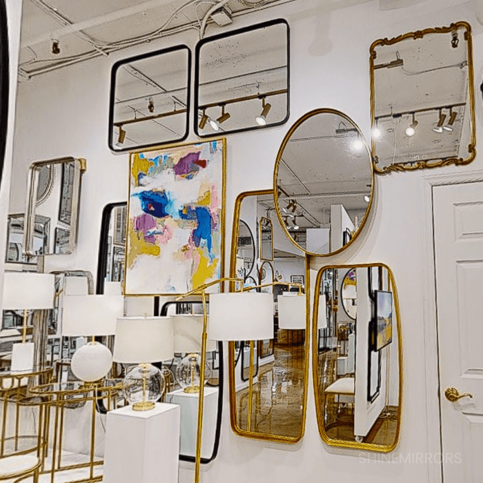 Otto Full Length Gold Wall Mirror