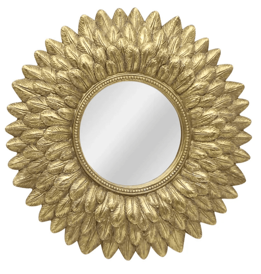 Pretty Gold Wall Mirror