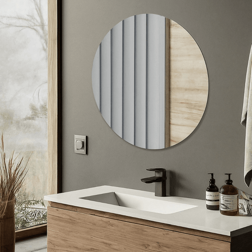 Richard Pencil Edge Round Wall Mirror