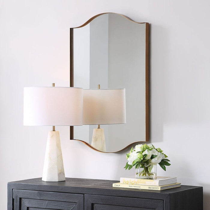 Rosalie Gold Arched Mirror