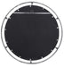 Saturn Silver Round Wall Mirror